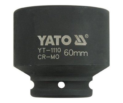 Головка торцева ударна 6-гранна 3/4" 60 мм YATO YT-1110 YT-1110 фото