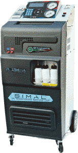 Автоматична установка для заправки автомобільних кондиціонерів з принтером для нового газу Simal 1234YF Simal 1234YF фото