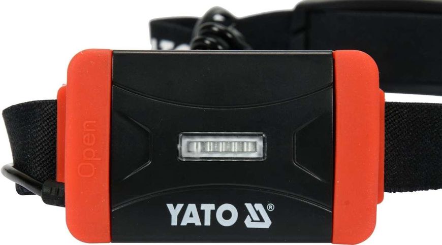 Ліхтар діодний на лоб (живлення від батарейок 3х ААА) 5 режимів світла + червоний позаду Yato YT-08595 YT-08595 фото