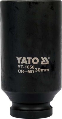 Головка торцева шестигранна ударна 1/2" М30 Х 78 мм YATO YT-1050  YT-1050 фото