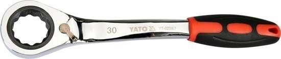 Ключ накидной изогнутый с трещоткой 30 мм YATO YT-02387 YT-02387 фото