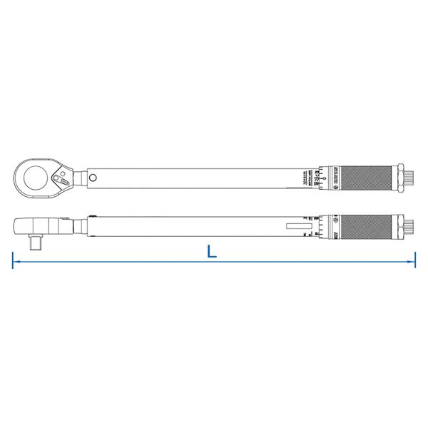 Ключ динамометрический 1/2"/ 42-210 Nm King Tony KT34423-1A KT34423-1A фото