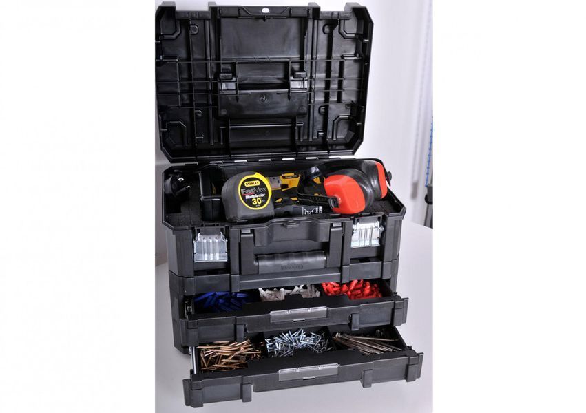 Ящик для инструмента пластиковый TSTAK COMBO 44 Х 33Х 33 см STANLEY FMST1-71981 FMST1-71981 фото