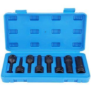 Набор ударных бит (H5-H19) 1/2" CrMo 8 шт. Vorfal V08062 V08062 фото