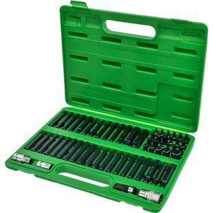 Набір біт TORX, HEX, SPLINE, RIBE, SQ 60 од. TOPTUL GCAI6003 GCAI6003 фото