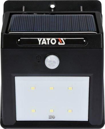 Уличный прожектор на солнечных батареях с датчиком движения YATO YT-81856 YT-81856 фото