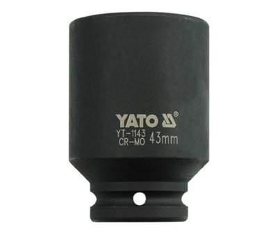 Головка торцевая ударная 3/4" 43 мм YATO YT-1143 YT-1143 фото