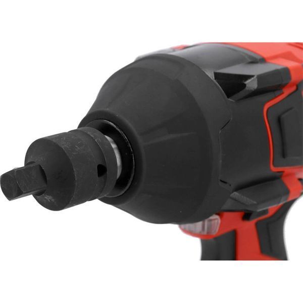 Гайковерт ударний акумуляторний 18 В Li-Ion (3/4") 2000 Нм, перехідник 3/4&Prime; в 1/2&Prime; (без акумулятора) Yato YT-828076 YT-828076 фото