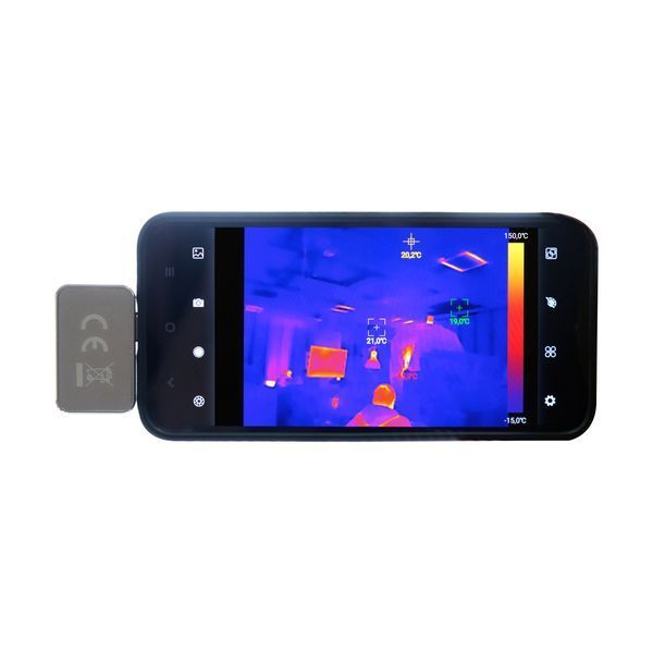 Камера тепловізійна з USB-C роз'ємом для Android (діапаз. темп. -15 ~ +150 / -5 ~ +302. 150-550 / 302-1022 ˚C/˚F) Yato YT-72931 YT-72931 фото