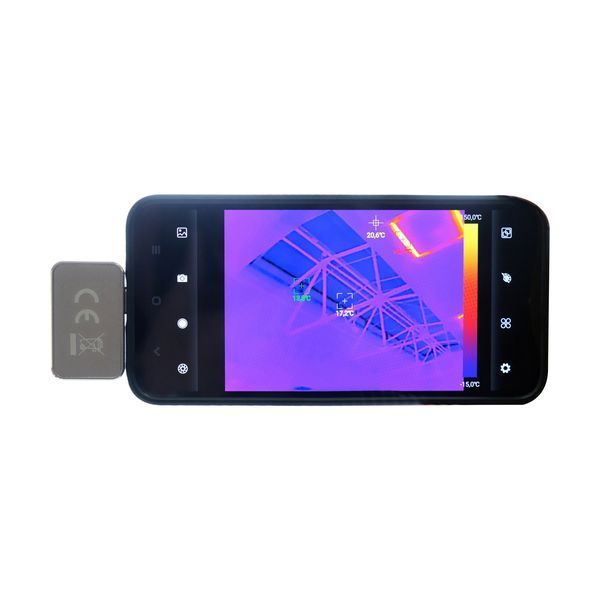 Камера тепловізійна з USB-C роз'ємом для Android (діапаз. темп. -15 ~ +150 / -5 ~ +302. 150-550 / 302-1022 ˚C/˚F) Yato YT-72931 YT-72931 фото