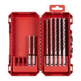 Набір бурів SDS-PLUS MX4 PACKOUT (5.5/5/ 5.5/6/8/10 мм) Set 2 (7 шт) пластиковий кейс Milwaukee 4932500061 4932500061 фото