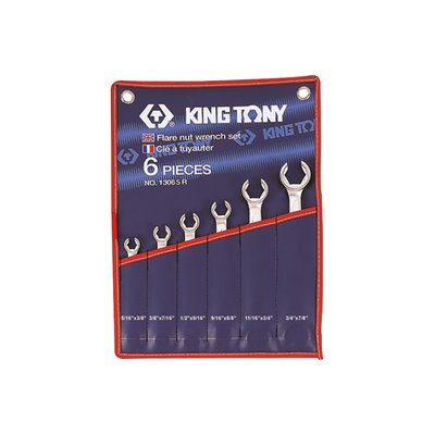 Набор ключей рожковых силовых 6 ед. дюймовые King Tony 1306SR 1306SR фото
