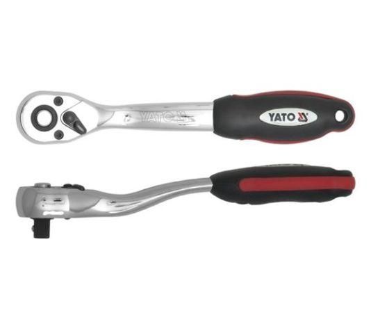 Трещотка 3/8" с изогнутой ручкой YATO YT-0317 YT-0317 фото