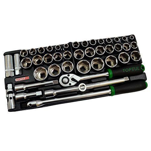 Набор инструмента 1/2" (дюйм+метр.) 43 ед. Toptul GCAD4303 GCAD4303 фото