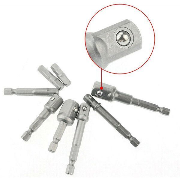 Набір перехідників 1/4&Prime; 3/8&Prime; 1/2&Prime; 8 шт. Vorfal V07014 V07014 фото