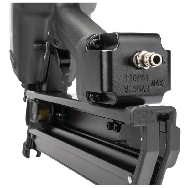 Пневмогвоздезабивной пистолет для ленточных гвоздей - угол 34° (50-90 мм) PM-GP-80T PRO Powermat PM1235 PM1235 фото
