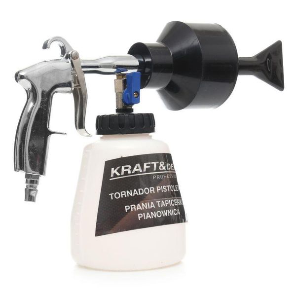 Пневматический распылитель пены для влажной уборки кузова и салона авто1/4" (0.5-0.8 МПа) Kraft & Dele KD10378 KD10378 фото