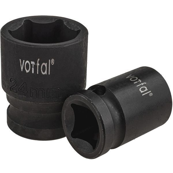 Набор ударных головок 1/2" (10&ndash;24 мм) 12 шт. в кейсе Vorfal V088132 V088132 фото