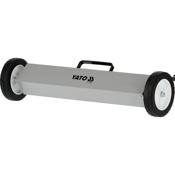Метла магнитная на колесах (сила магнита 12-22 кгс) 600x75x101 мм (держатель 76-113 см) Yato YT-17401 YT-17401 фото