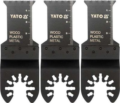 Пилы-насадки для реноватора BI-METAL 40 X 28.5 мм 3 шт. Yato YT-34684 YT-34684 фото
