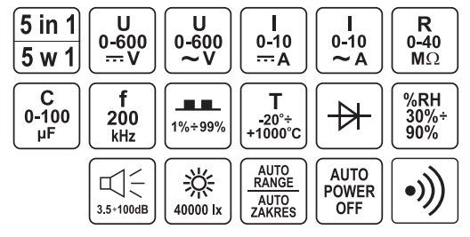 Мультиметр цифровий YATO YT-73087 YT-73087 фото