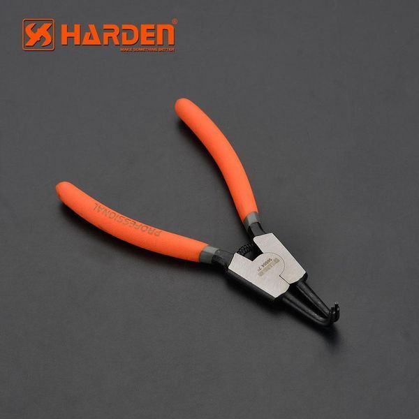 Щипці для стопорних кілець 9" загнуті на розжим Harden Tools 560510 560510 фото
