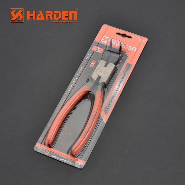 Щипці для стопорних кілець 9" загнуті на розжим Harden Tools 560510 560510 фото