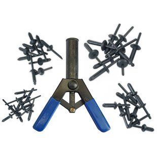 Заклепочник для пластиковых заклепок колесных арок + 40 заклепок Falcon F03503 F03503 фото