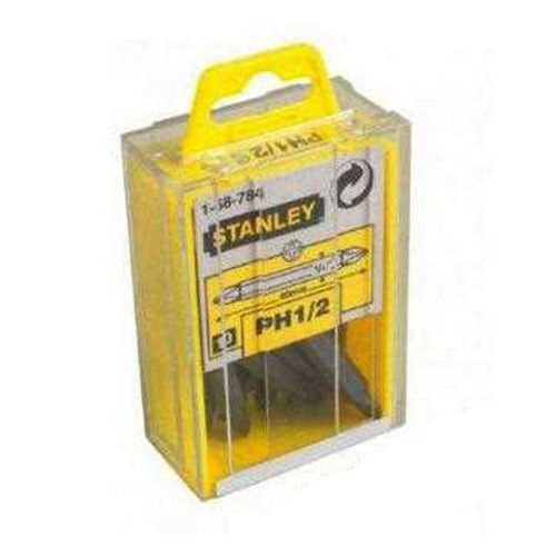 Биты (вставки) двухсторонние PH1 / PH2 (10 шт.) STANLEY 1-68-784 1-68-784 фото