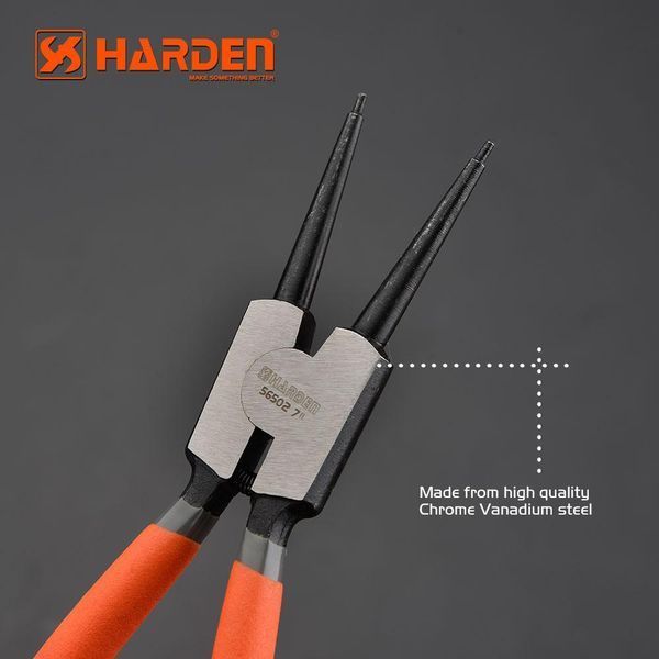 Щипці для стопорних кілець 7" на розжим Harden Tools 560504 560504 фото