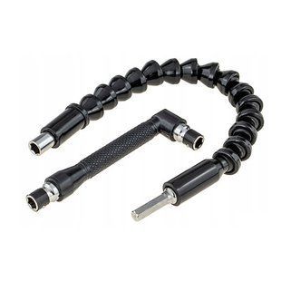 Угловая отвертка + гибкий удлинитель 1/4" для бит Vorfal V07025 V07025 фото
