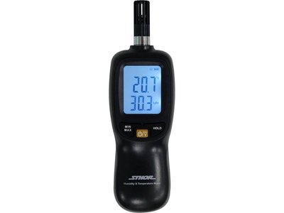 Термогигрометр электронный для температур -20- +70 °С (питание от батареек 3х1.5 В ААА) Sthor 81716 81716 фото