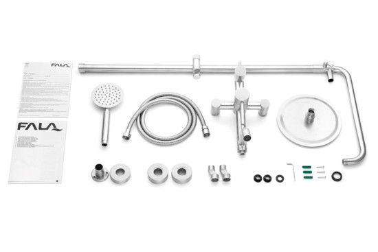 Душовий комплект "STEELY 2" з 2 функціями FALA 75663 75663 фото