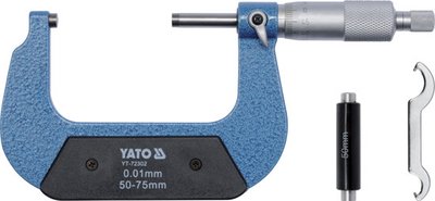 Микрометр 50-75 мм YATO YT-72302 YT-72302 фото