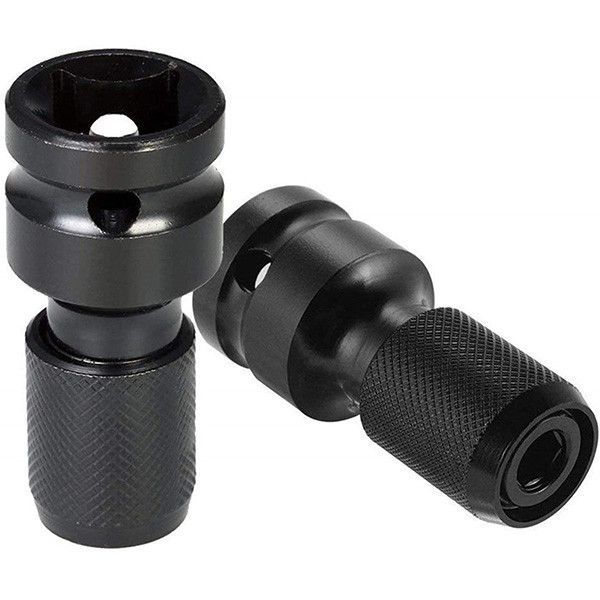 Адаптер-перехідник 1/2" &times; 1/4" шестигранник L=50 мм Vorfal V07027 V07027 фото