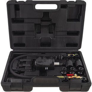 Пневматический съемник форсунок BOSCH DELPHI SIEMENS 21 ед. с переходниками М8-M31 Falcon F05851 F05851 фото