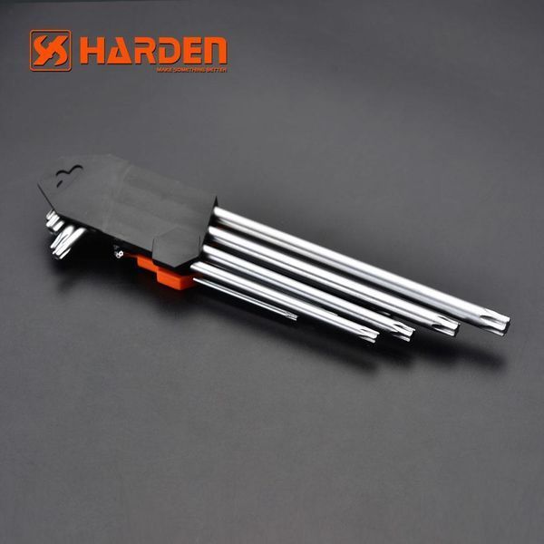 Комплект шестигранников длинных Torx 9 ед. Harden Tools 540604 540604 фото