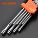 Комплект шестигранников длинных Torx 9 ед. Harden Tools 540604 540604 фото 6