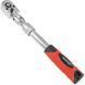 Телескопічна шарнірна тріскачка 1/4&Prime; (150-200 мм) 72 зубці Vorfal V08540 V08540 фото 1